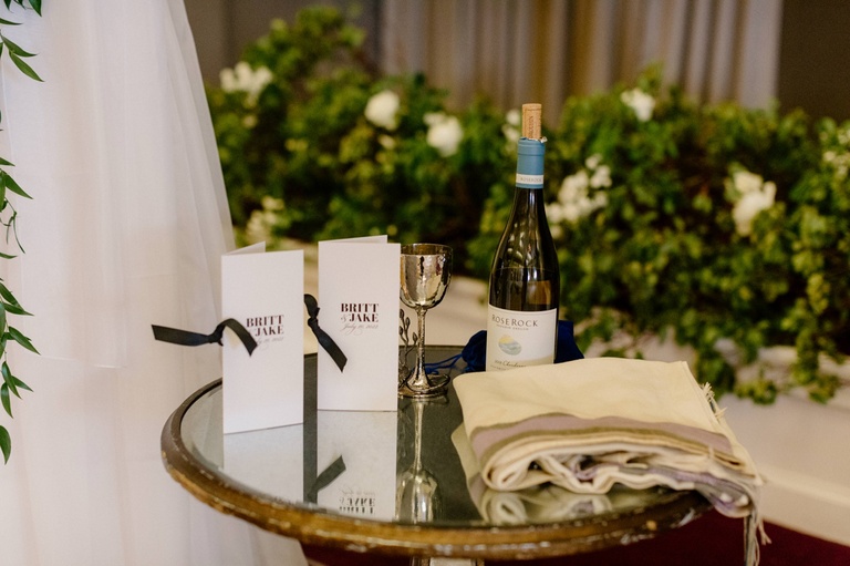 Jewish wedding ceremony at Sentinel Hotel
