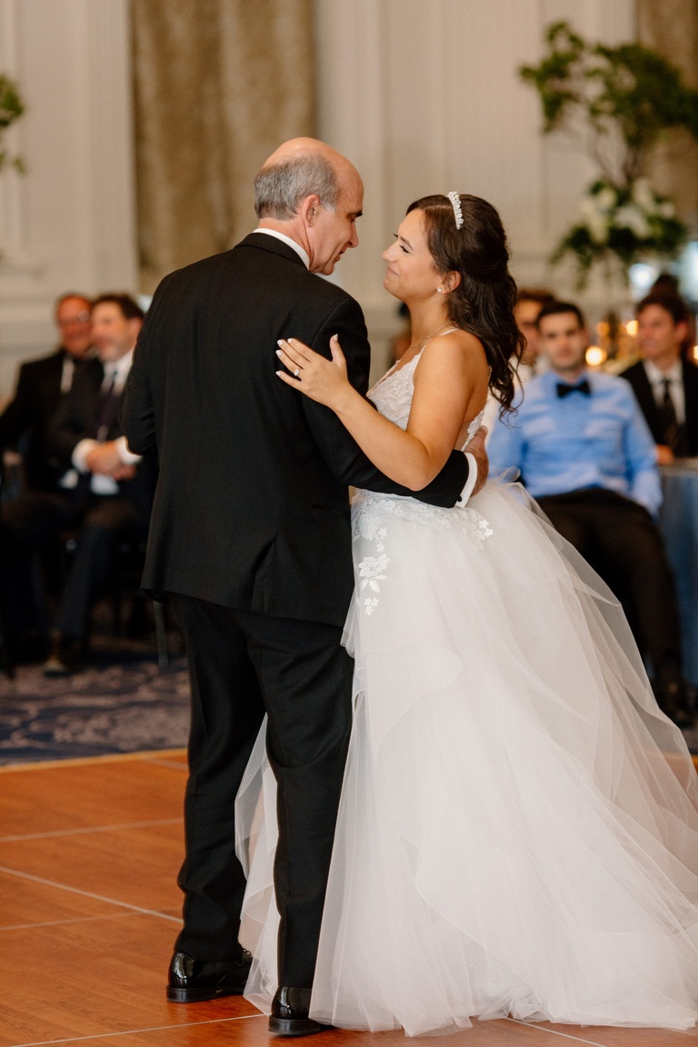 Wedding reception in the Governor Ballroom at Sentinel Hotel