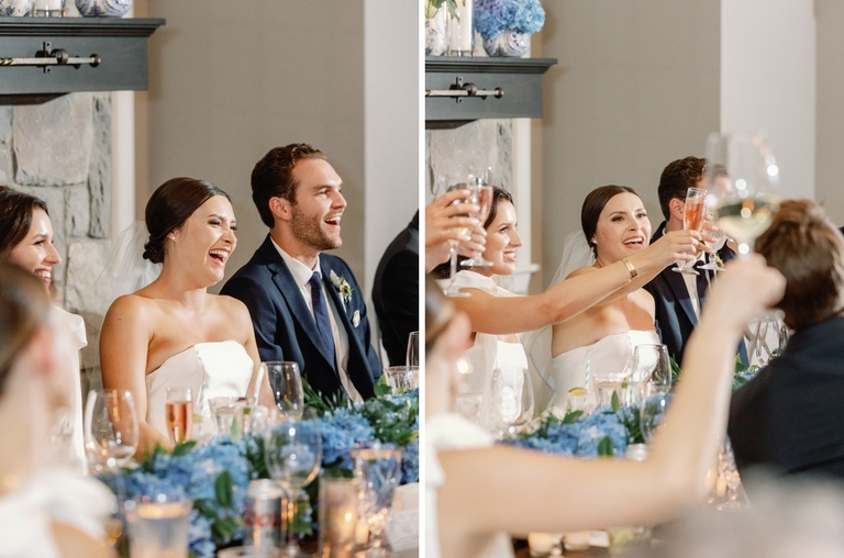 Wedding reception at Oswego Lake Country Club