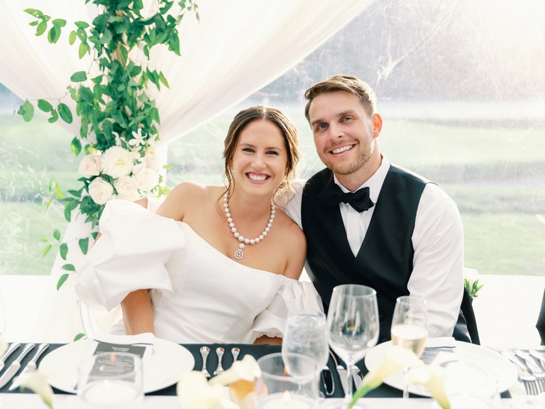 Wedding reception at Waverley Country Club