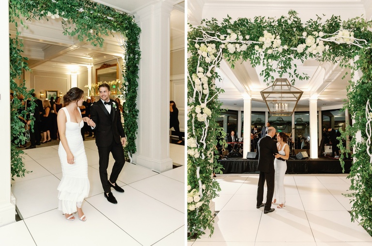 Wedding reception at Waverley Country Club