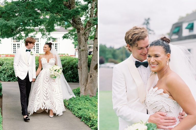 Bridal portraits at Waverly Country Club