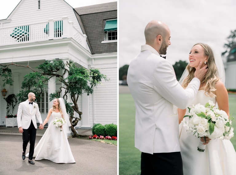 Bridal portraits at Waverly Country Club in Portland, OR