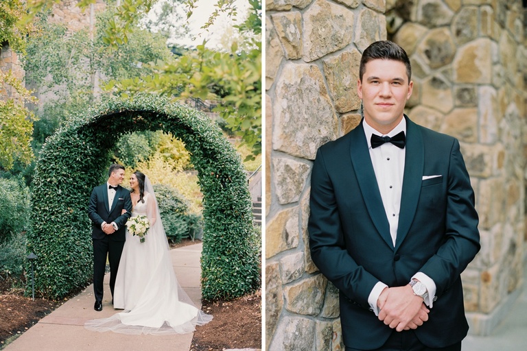 Bridal portraits at The Allison Inn