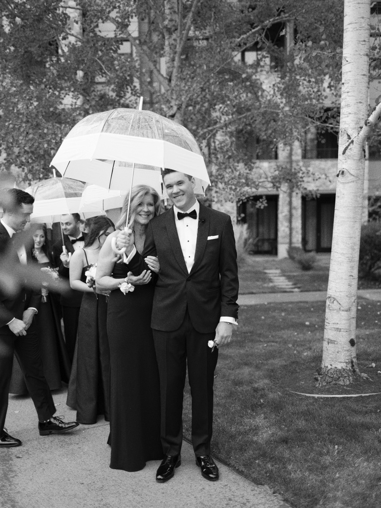 Tented wedding ceremony at The Allison Inn