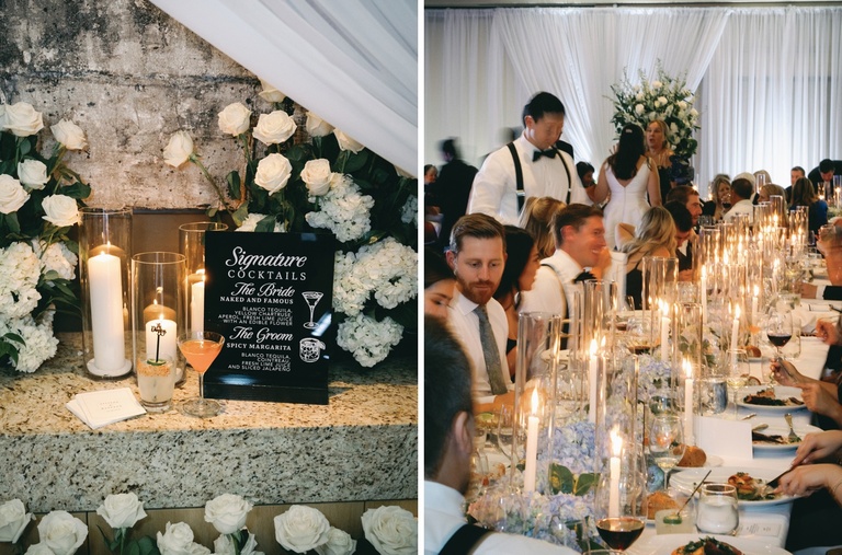 Wedding reception in the Coppergold Ballroom at The Allison Inn