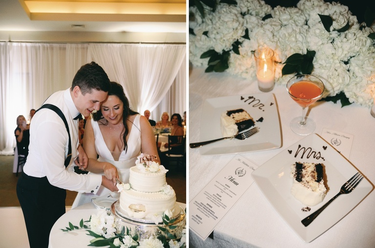 Wedding reception in the Coppergold Ballroom at The Allison Inn