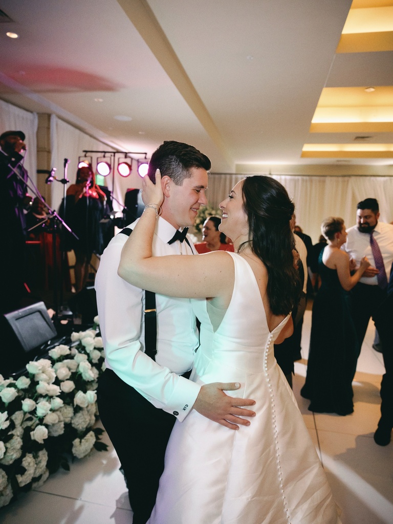 Wedding reception in the Coppergold Ballroom at The Allison Inn